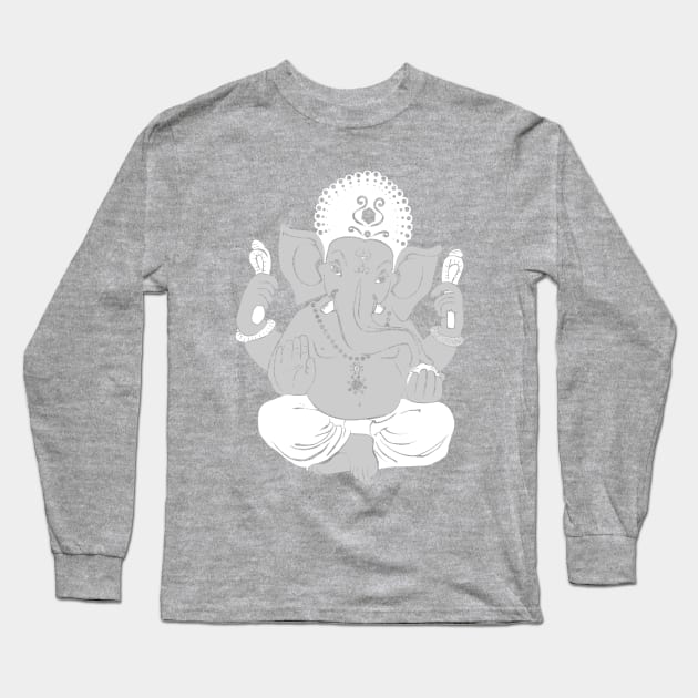 ganesh Long Sleeve T-Shirt by massimobianchi